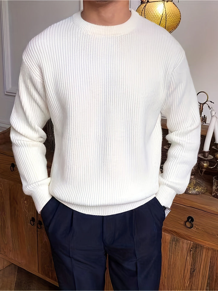 Jude - Trui | Stijlvolle kabeltrui design sweater voor mannen