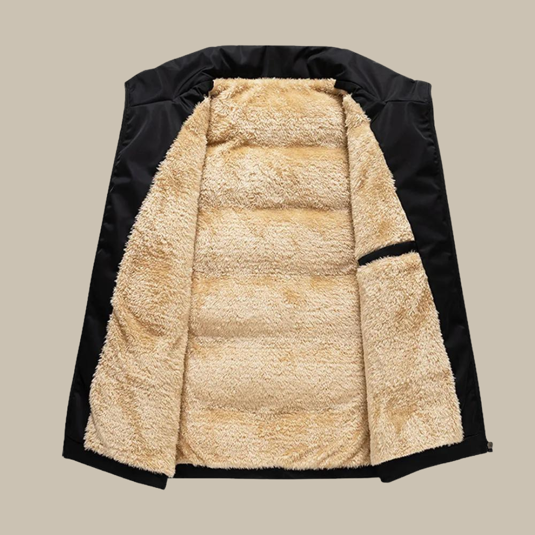 Noah Gilet | Luxury Vest with Sherpa Fleece Lining for Men