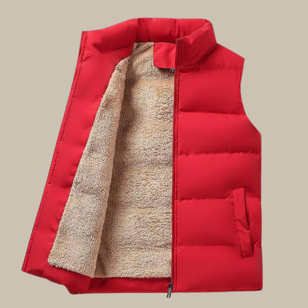 Noah Gilet | Luxury Vest with Sherpa Fleece Lining for Men