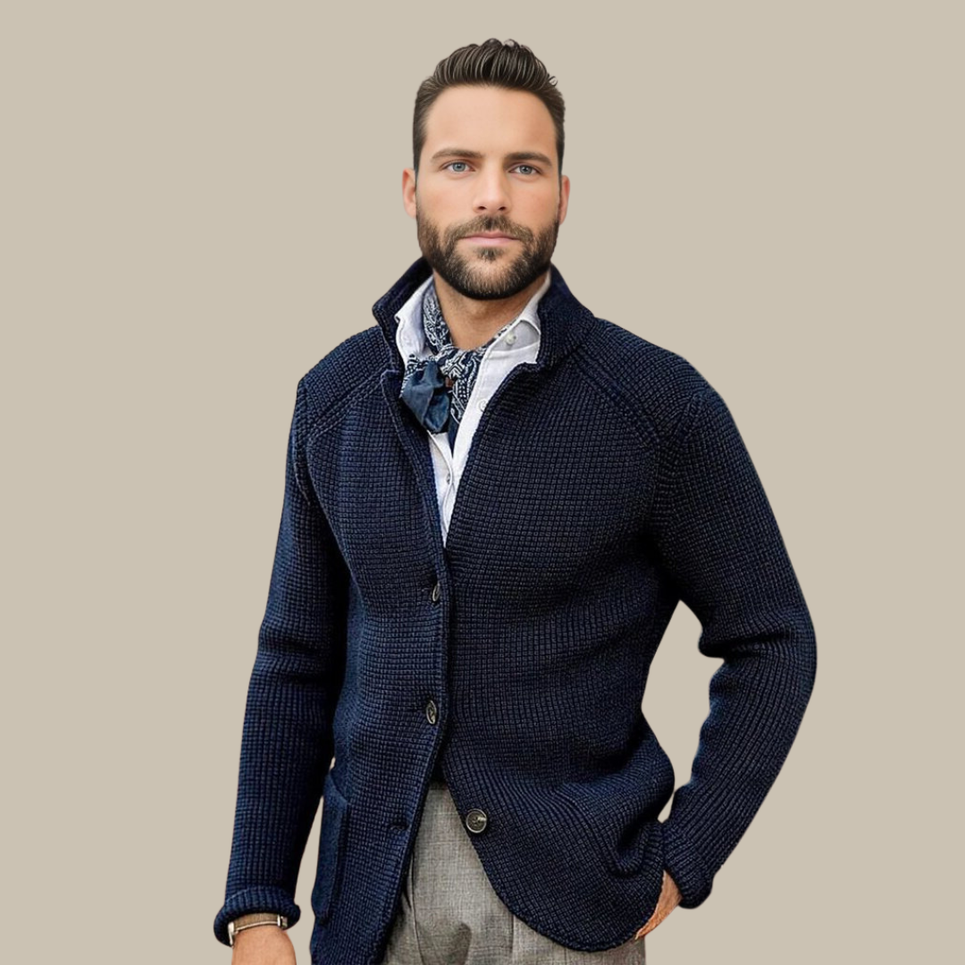 Noah Cardigan | Classic Knitted Cardigan with Buttons