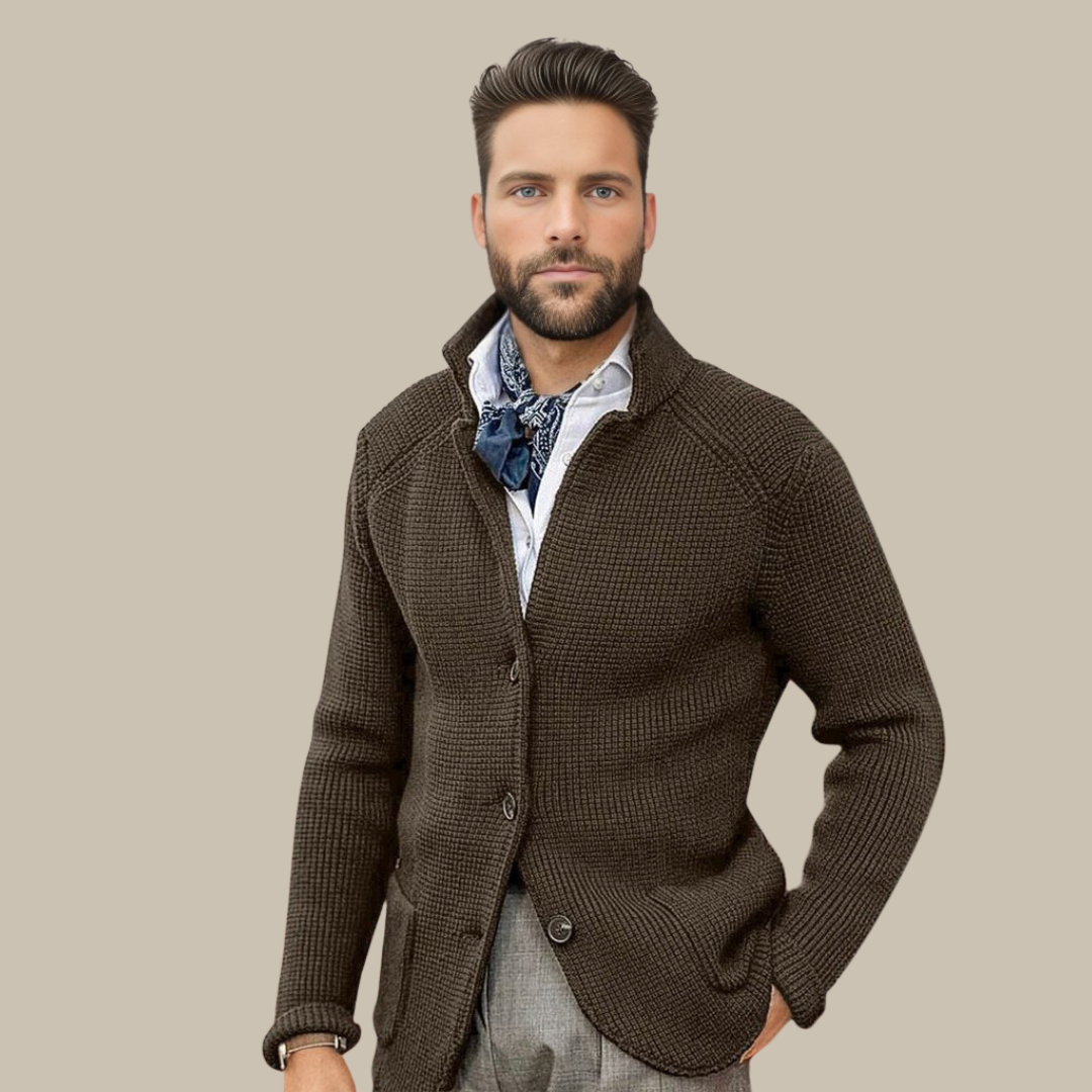 Noah Cardigan | Classic Knitted Cardigan with Buttons