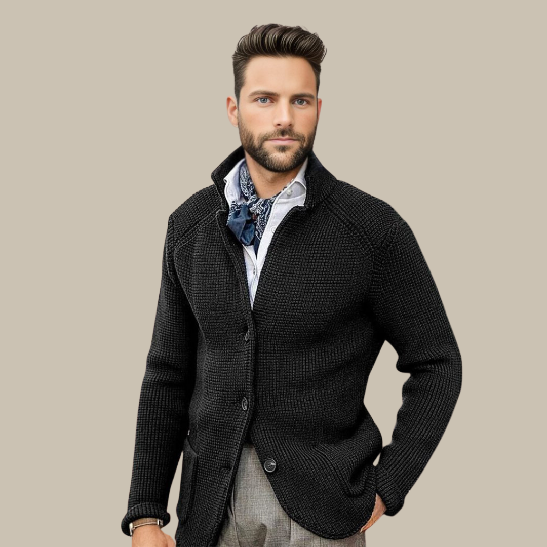 Noah Cardigan | Classic Knitted Cardigan with Buttons