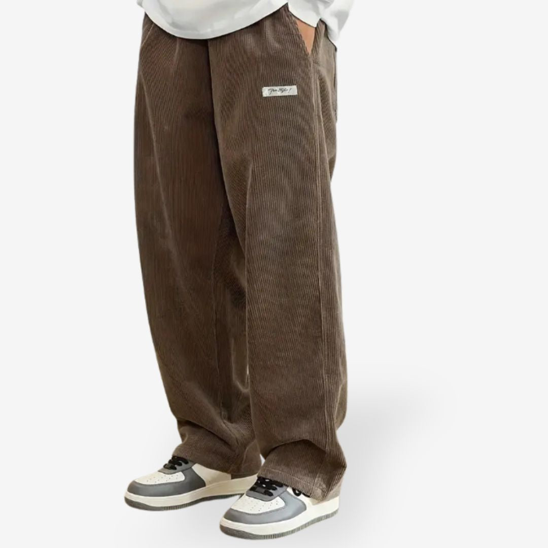 Donald | Men's Vintage Style Loose Fit Trousers