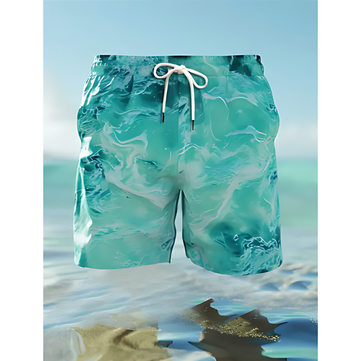 Cedrick - Zee Gradient Sneldrogende Zomer Zwemshorts voor heren