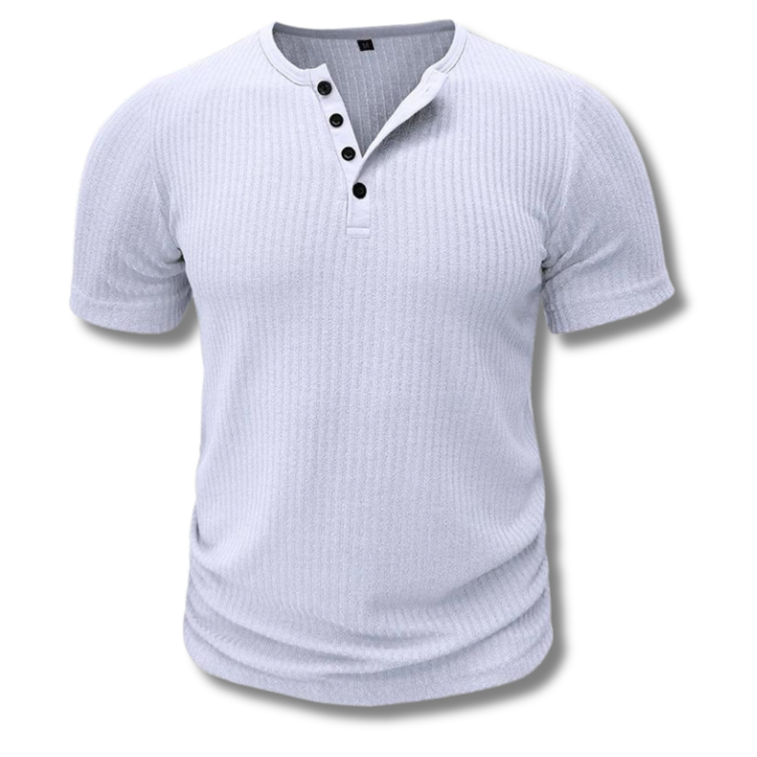 Ivo - Zomer/Lente Henley Shirt voor Mannen