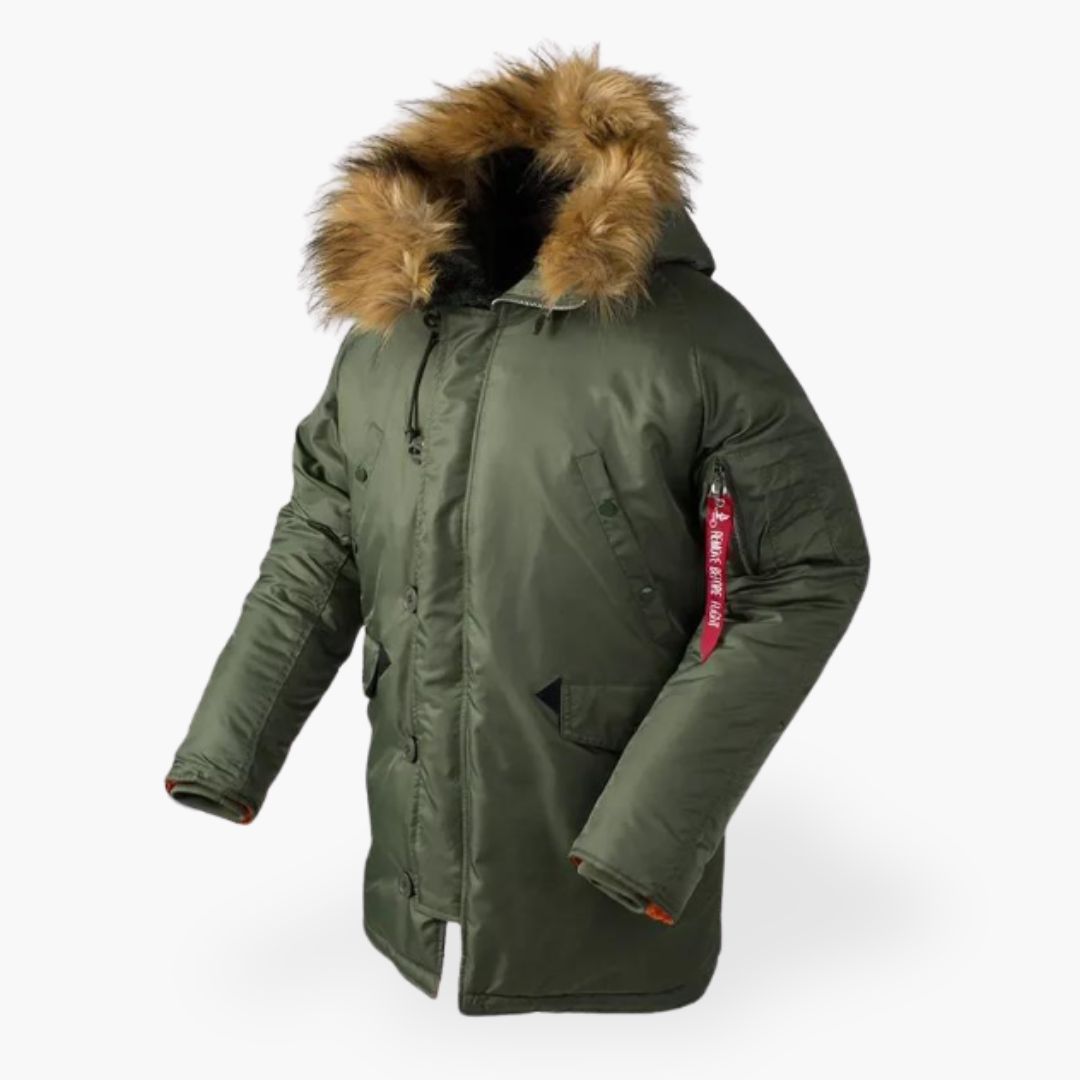 Para | Heren Warme Parka met Kraag