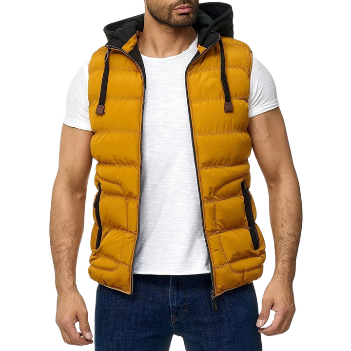 Xavier - Lente Bodywarmer Met Afneembare Capuchon Voor Heren