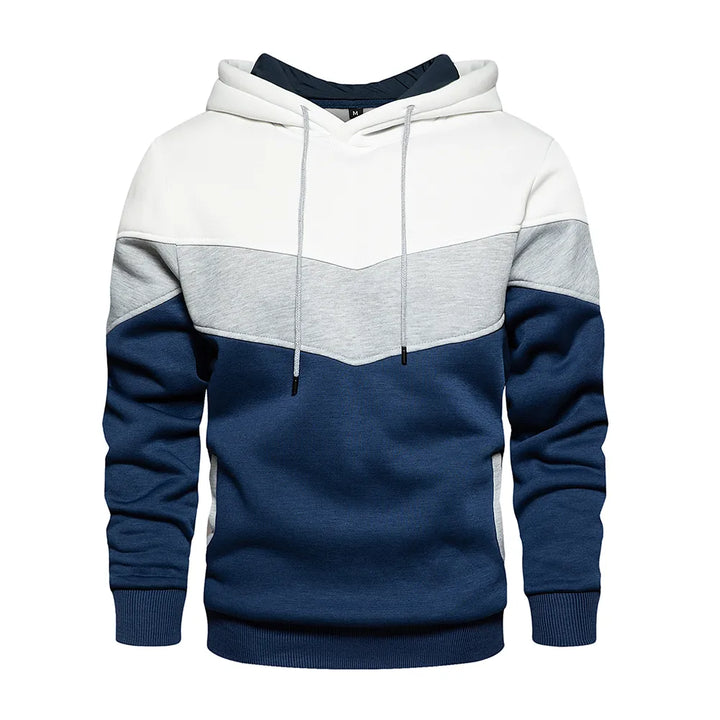 Roderick - Patchwork Hoodie | Warme fleece-streetwear