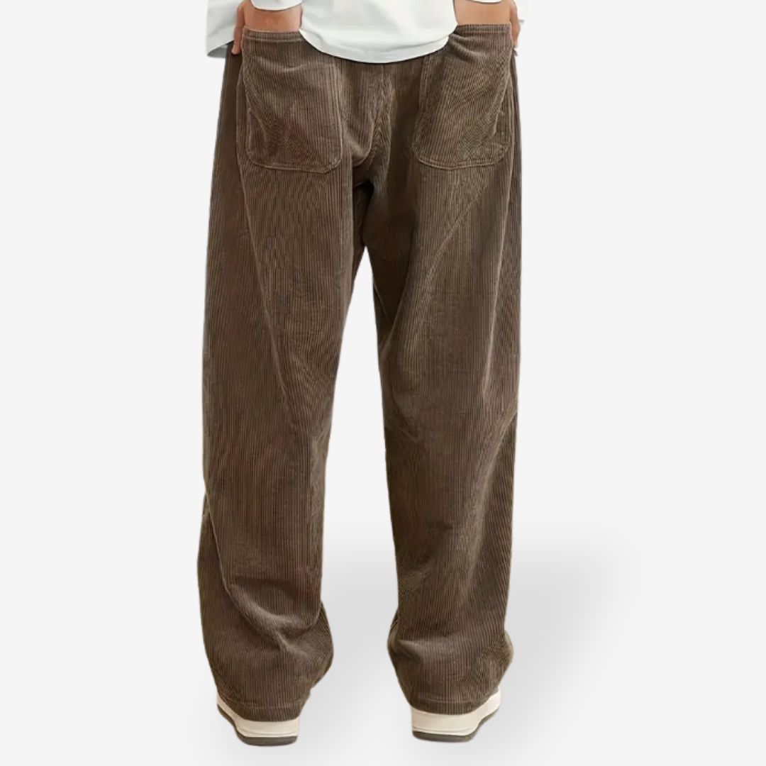 Donald | Men's Vintage Style Loose Fit Trousers