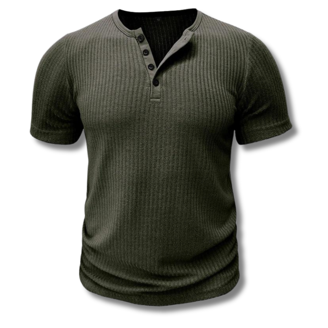 Ivo - Zomer/Lente Henley Shirt voor Mannen