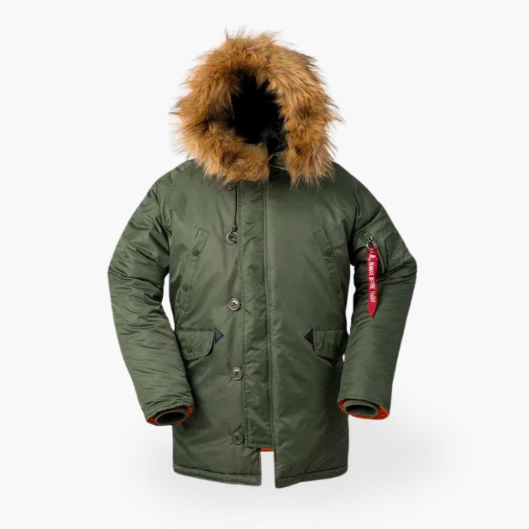 Para | Heren Warme Parka met Kraag