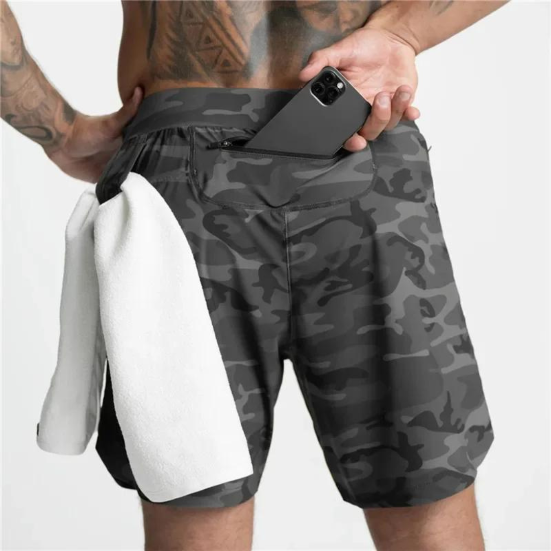 Wallice - Zomer Sneldrogende Ademende Bodybuilding Shorts