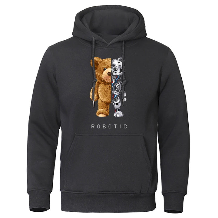 Garry - Robo Bear Hoodie | Teddy Tech-sweatshirt