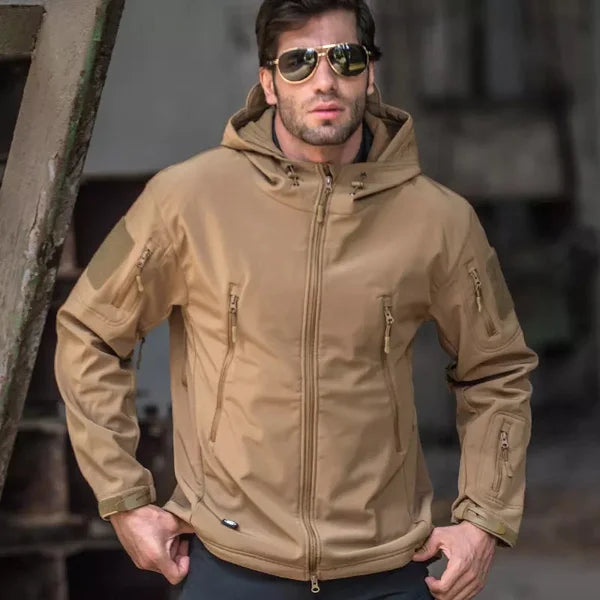 Vince - Softshell Jacket | Militaire outdoorjas voor heren