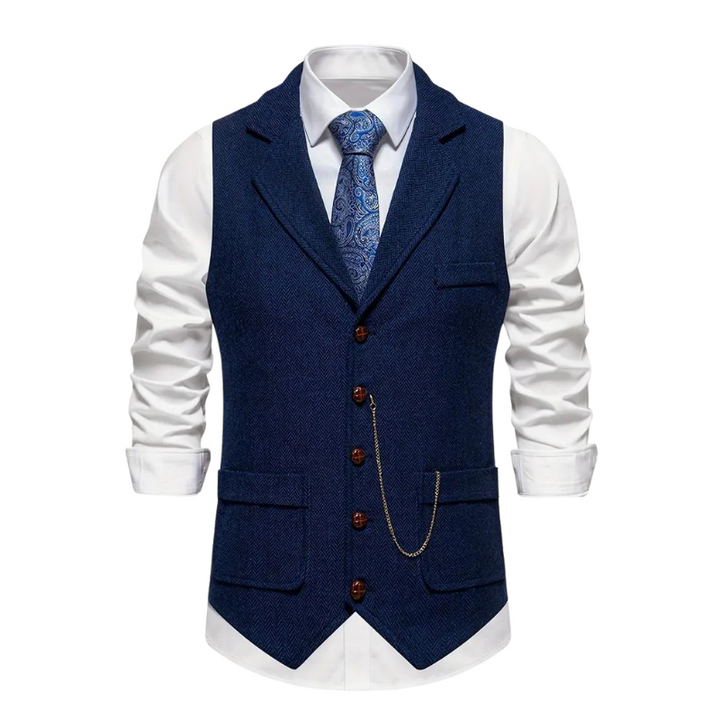 Dirk - Elegant Lapel Vest voor Heren