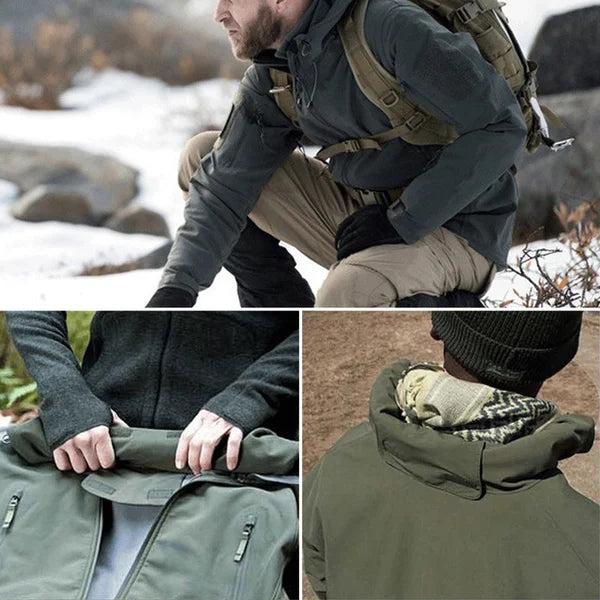 Vince - Softshell Jacket | Militaire outdoorjas voor heren