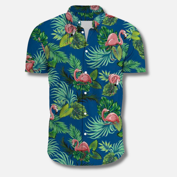 Edwin - Florida Surf Bloemen Blouse Voor Heren