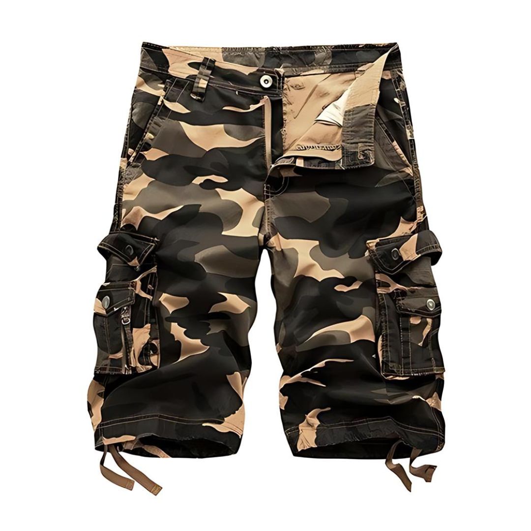 Ceddy - Camouflage Katoenen Zomer Cargo Heren Short