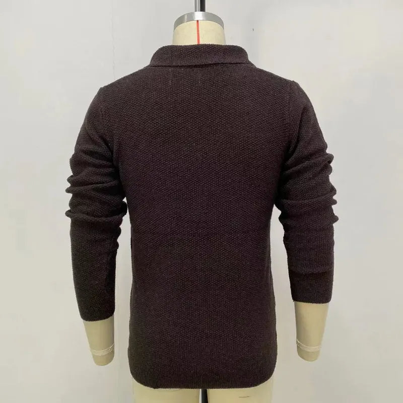 Marco - Sweatercoat | Casual gebreid vest