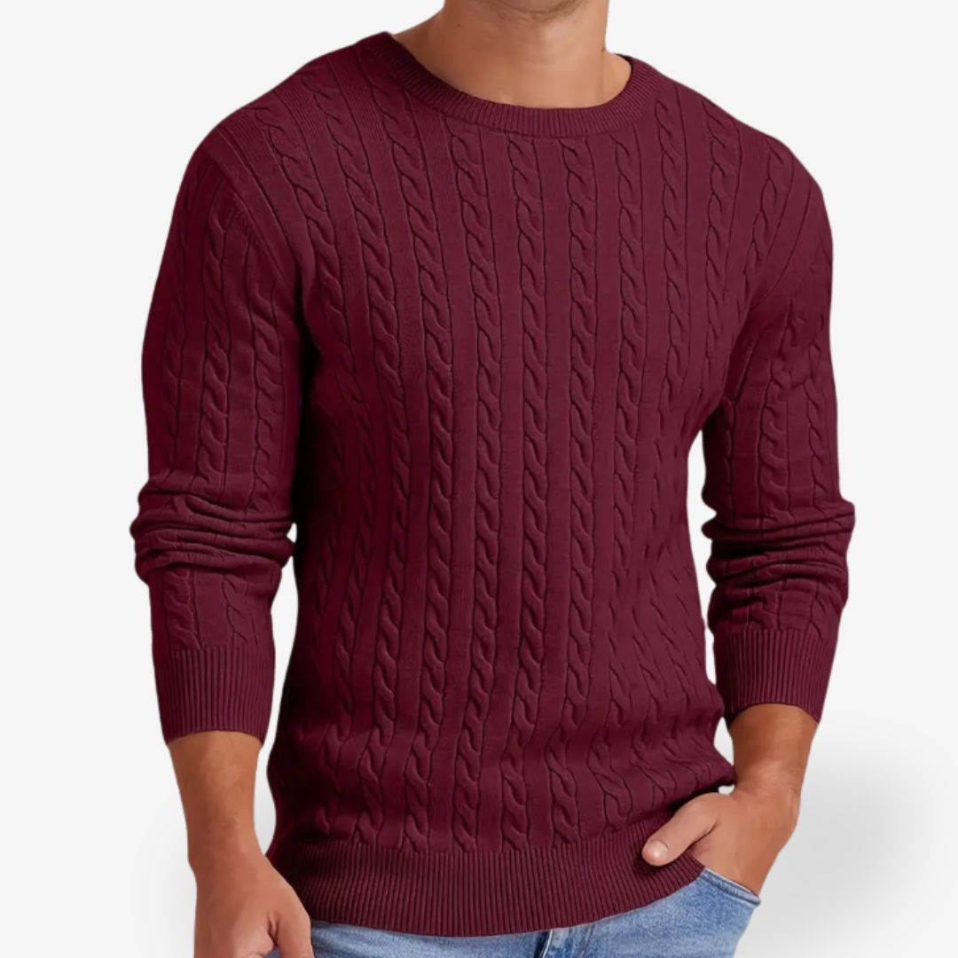 Heren Warm Gebreid Sweater in Verschillende Kleuren