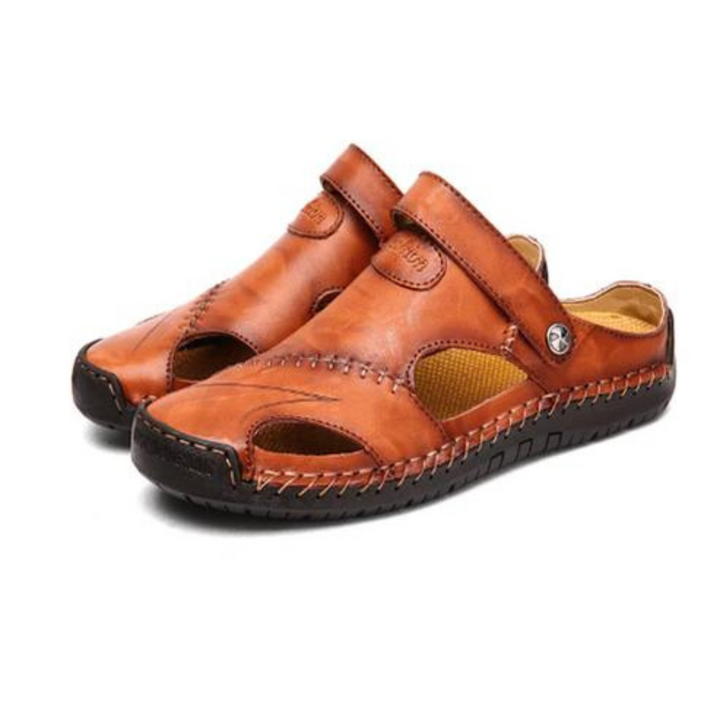 Dalton | Lederen Ademende Buitensandalen