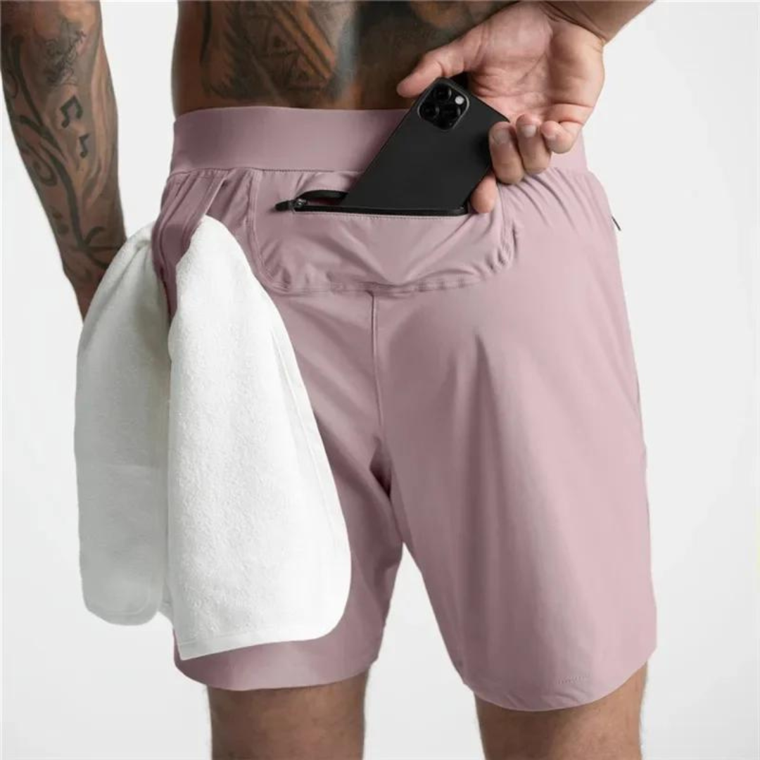 Wallice - Zomer Sneldrogende Ademende Bodybuilding Shorts