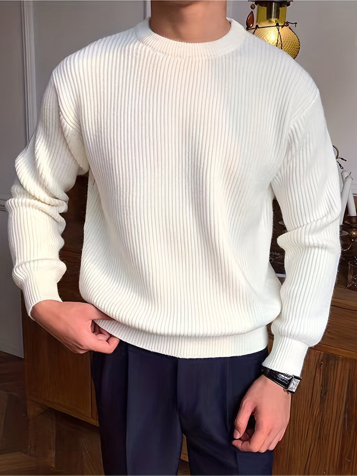 Jude - Trui | Stijlvolle kabeltrui design sweater voor mannen