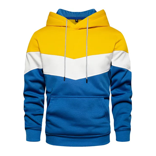 Roderick - Patchwork Hoodie | Warme fleece-streetwear