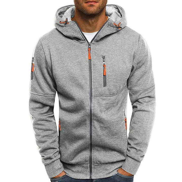 Edgar | Sweatshirt heren met rits en capuchon