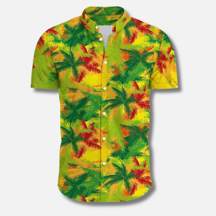 Edwin - Florida Surf Bloemen Blouse Voor Heren