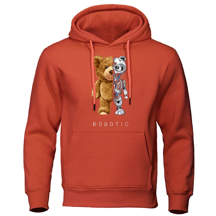 Garry - Robo Bear Hoodie | Teddy Tech-sweatshirt