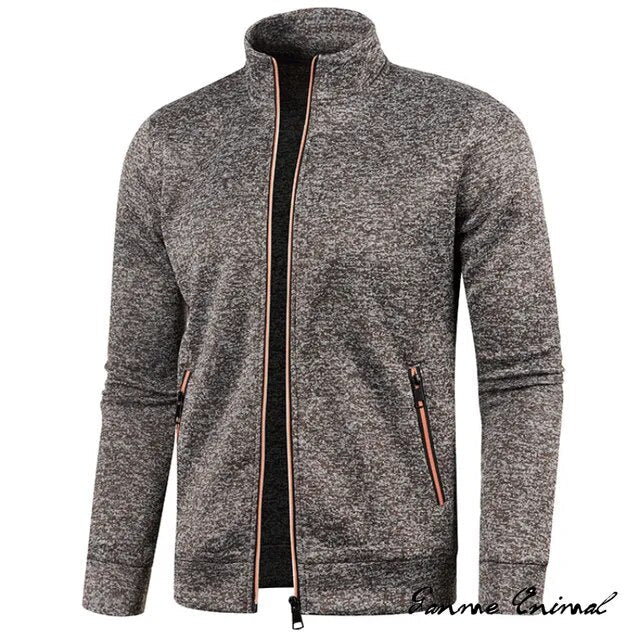 Anton - Sweatvest | Sweatshirt met omgeslagen kraag