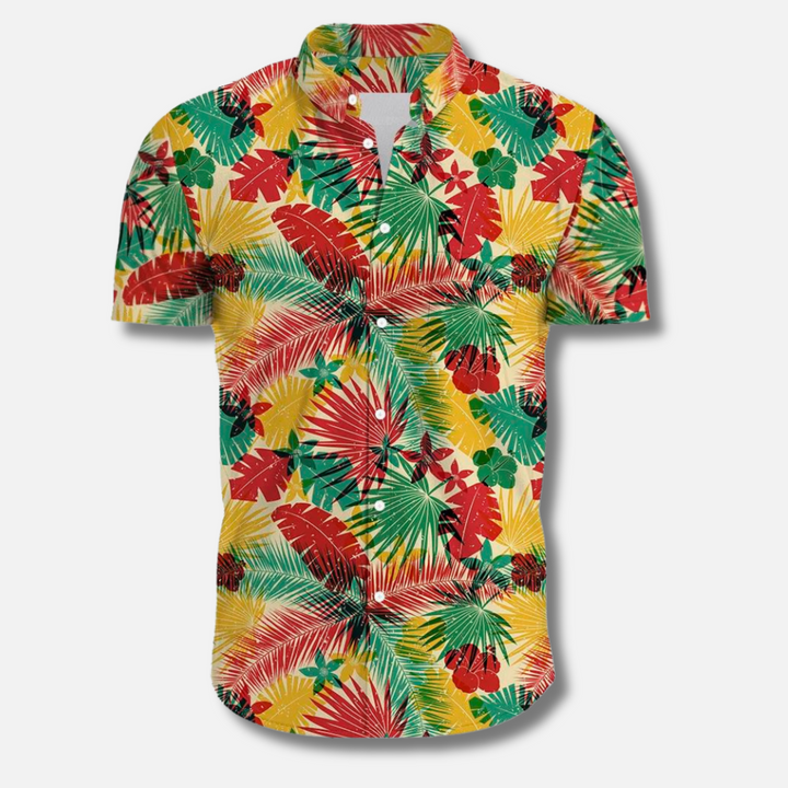 Edwin - Florida Surf Bloemen Blouse Voor Heren