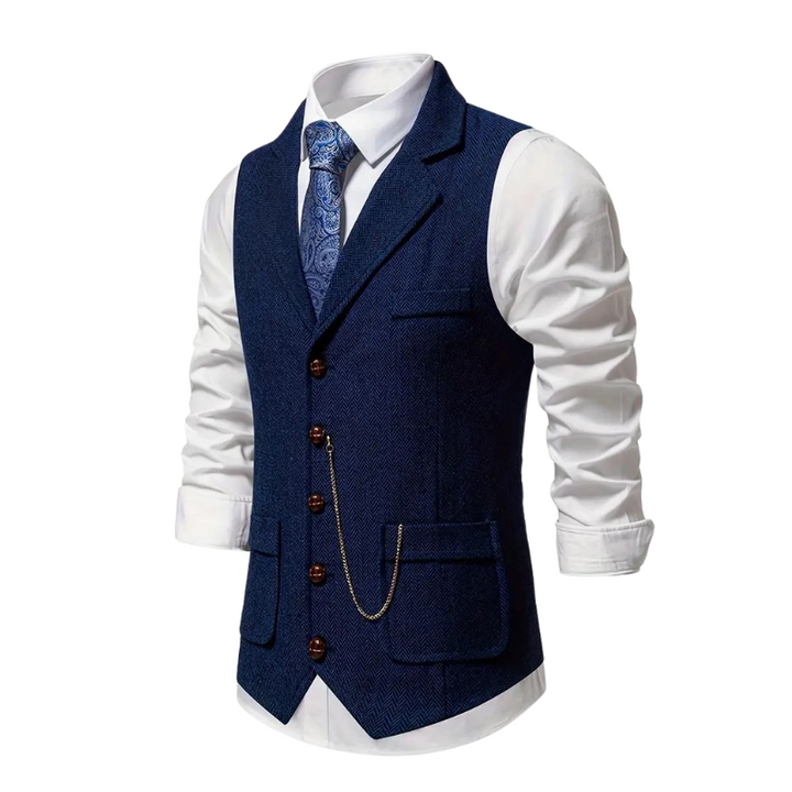 Dirk - Elegant Lapel Vest voor Heren