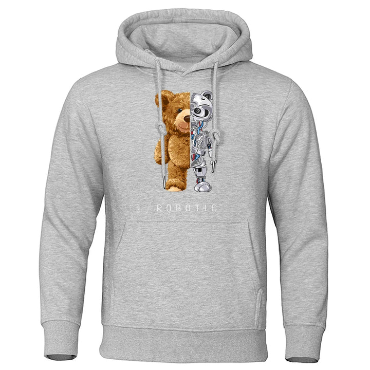 Garry - Robo Bear Hoodie | Teddy Tech-sweatshirt