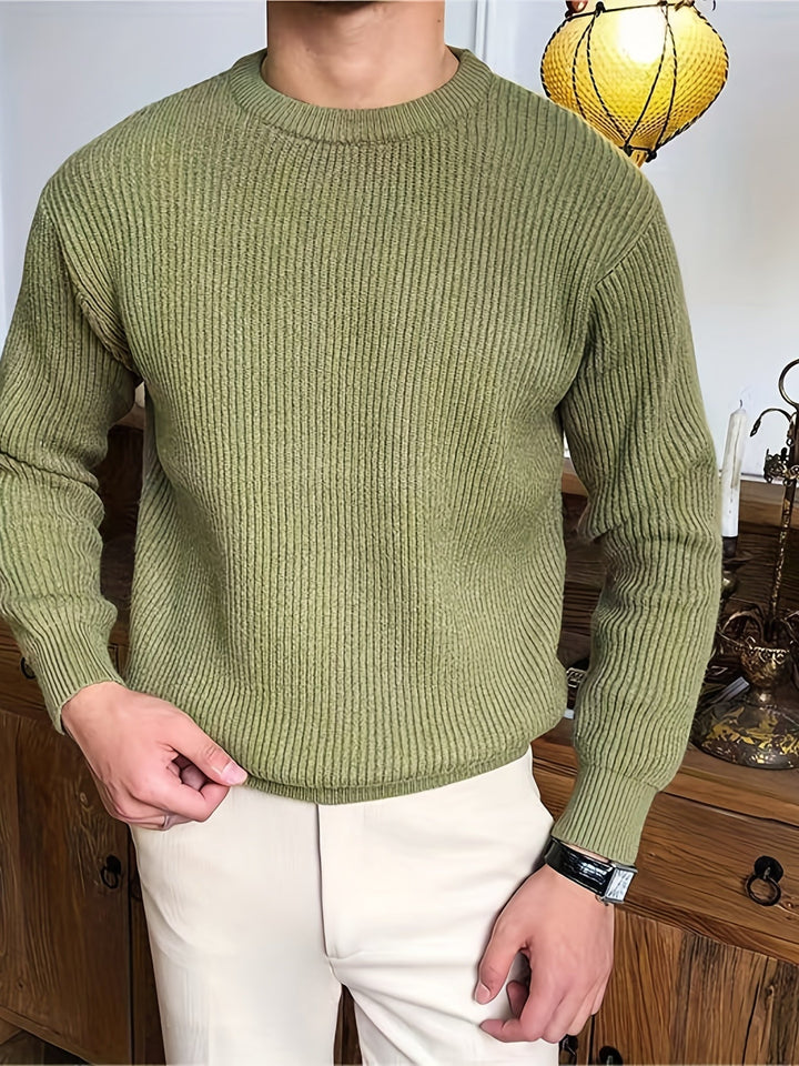 Jude - Trui | Stijlvolle kabeltrui design sweater voor mannen