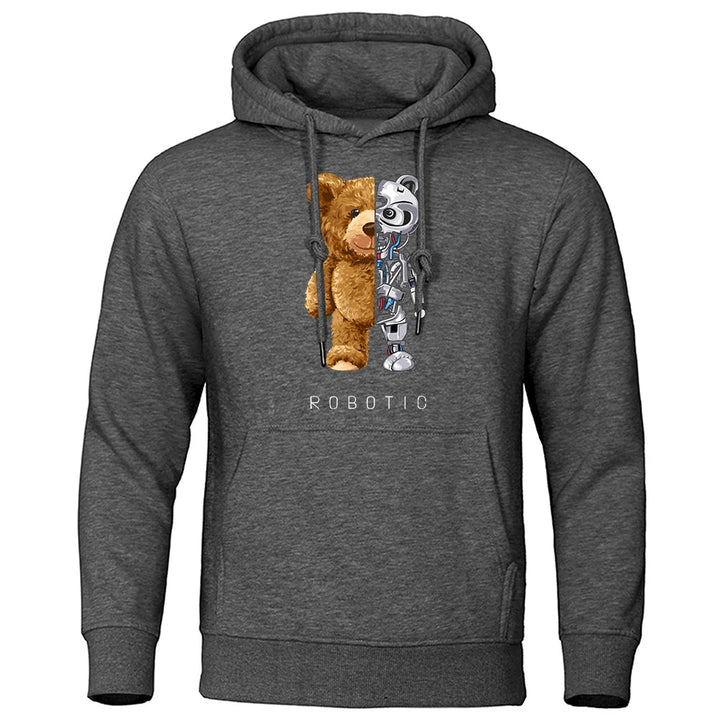 Garry - Robo Bear Hoodie | Teddy Tech-sweatshirt