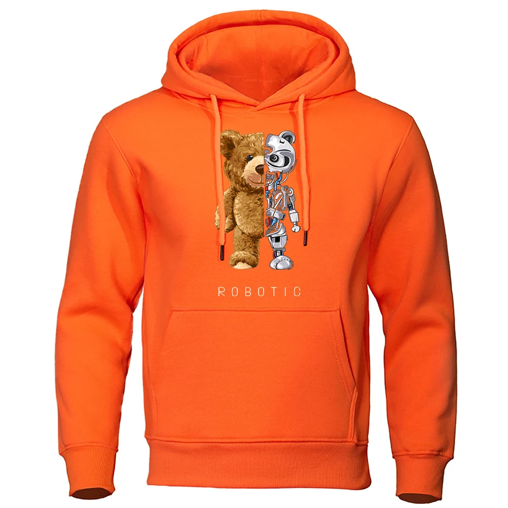 Garry - Robo Bear Hoodie | Teddy Tech-sweatshirt