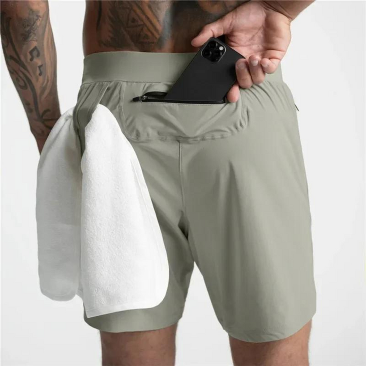 Wallice - Zomer Sneldrogende Ademende Bodybuilding Shorts