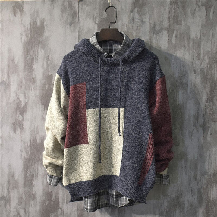 Derek | Casual gebreide hoodie