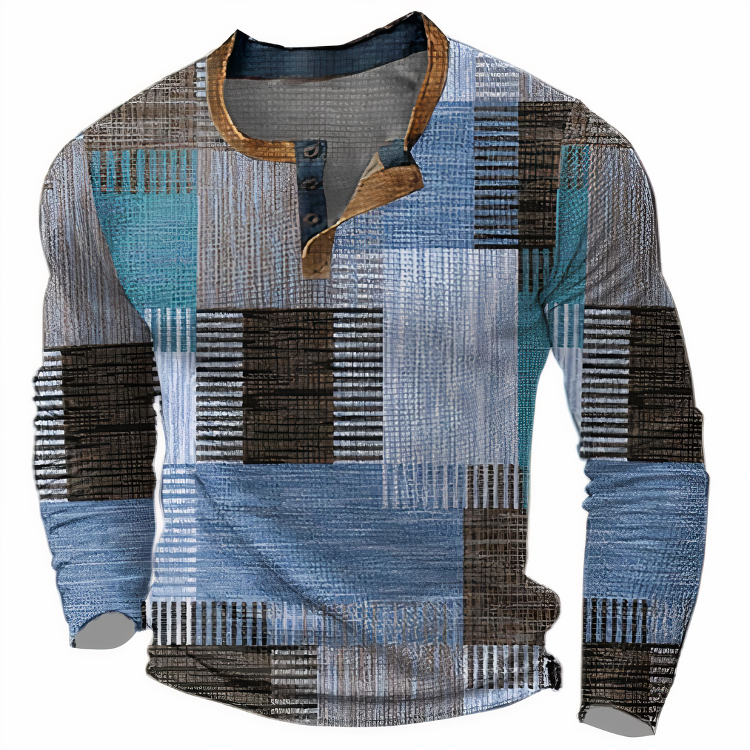 Jonathans - Kleurblok patchwork top voor mannen