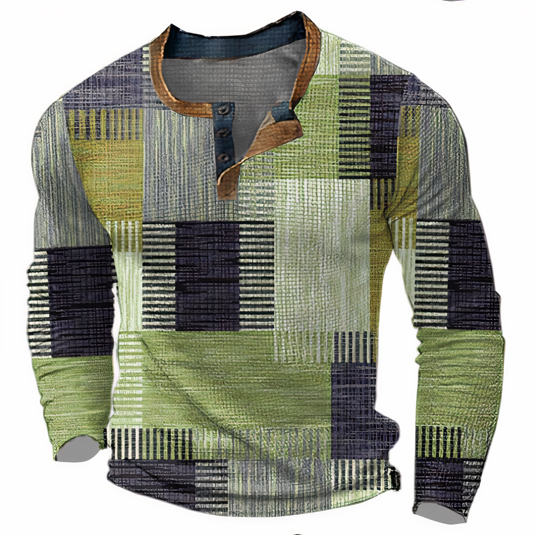 Jonathans - Kleurblok patchwork top voor mannen