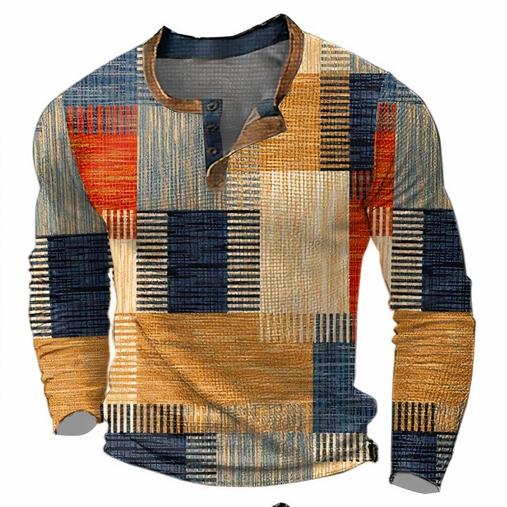 Jonathans - Kleurblok patchwork top voor mannen