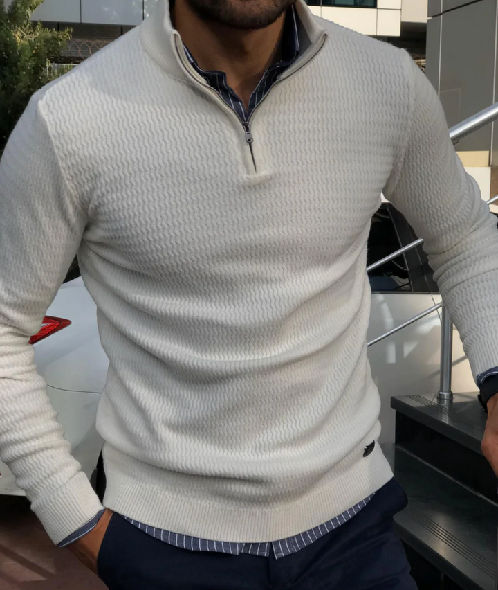 Florentinondo - Elegante Zip Pullover