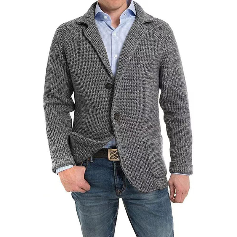 Luffy - Knitted Blazer-vest | Casual gebreide blazer/jas met knopen