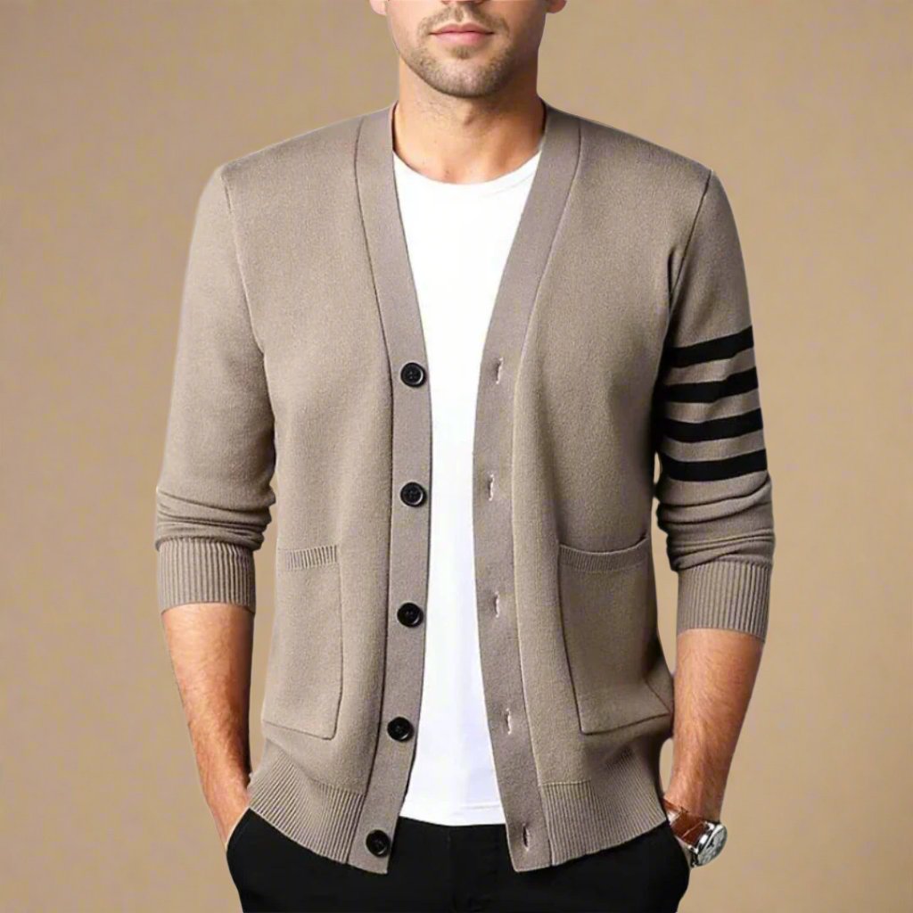 Noah Cardigan | Men's V-Neck Knitted Cardigan