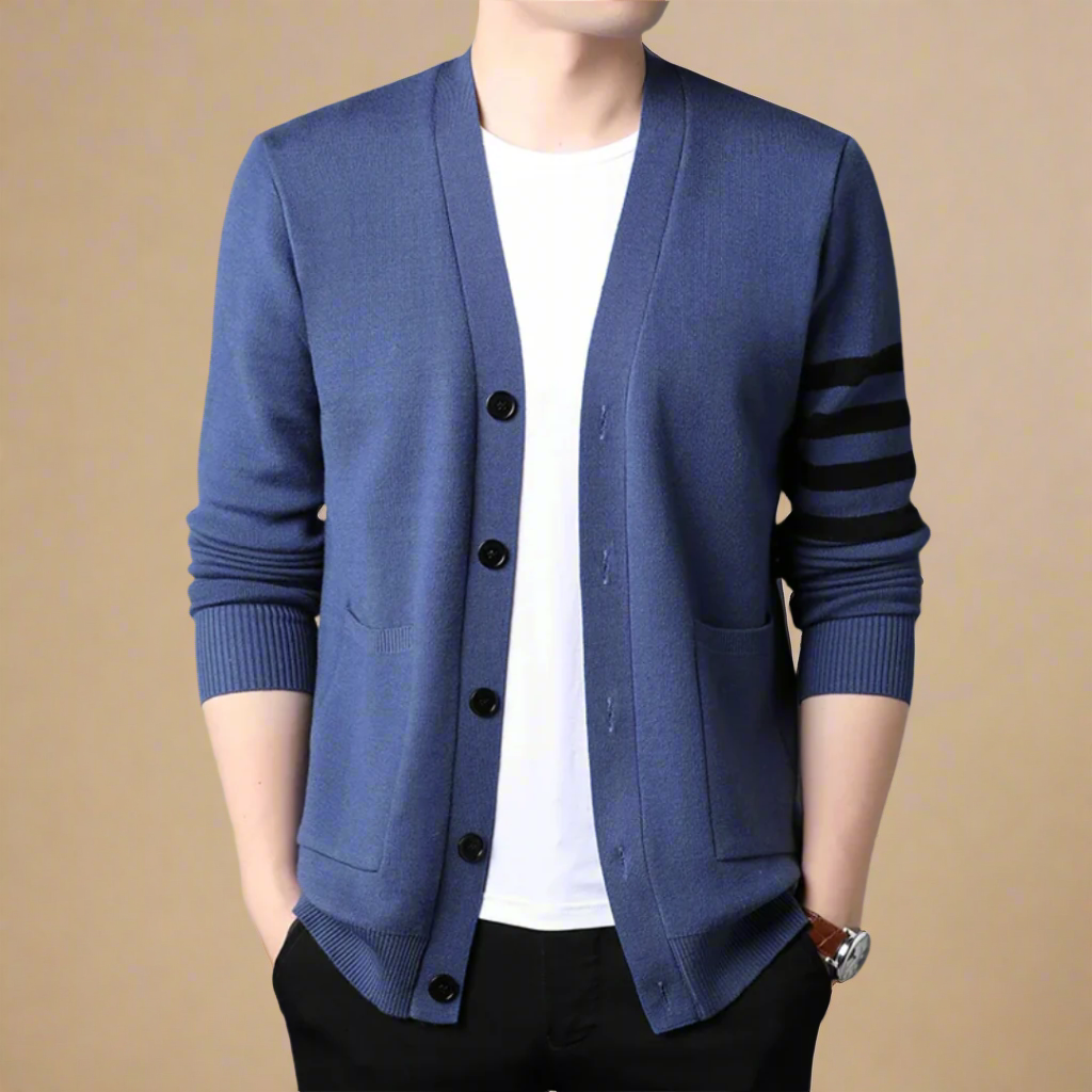 Noah Cardigan | Men's V-Neck Knitted Cardigan