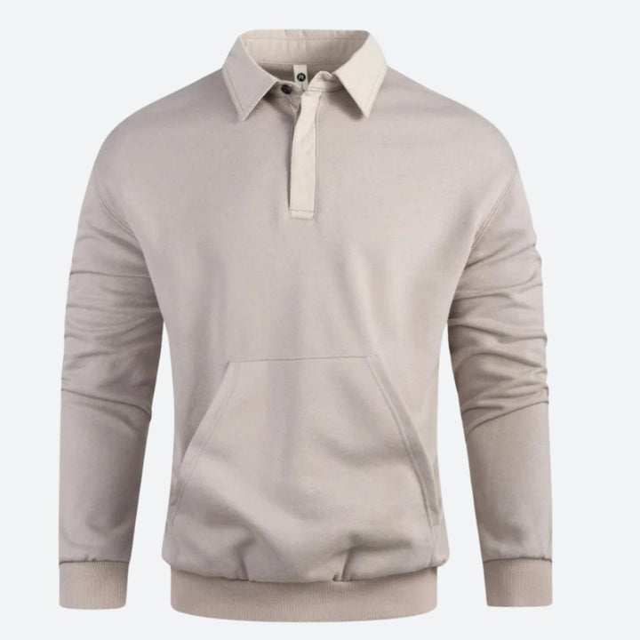 Bradley | Klassiek Pullover Sweatshirt met kraag