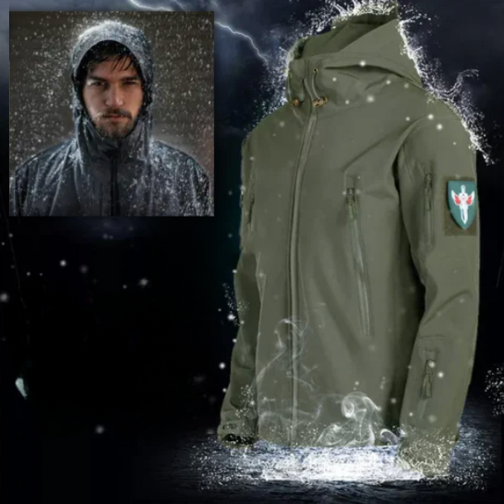 Vince - Softshell Jacket | Militaire outdoorjas voor heren