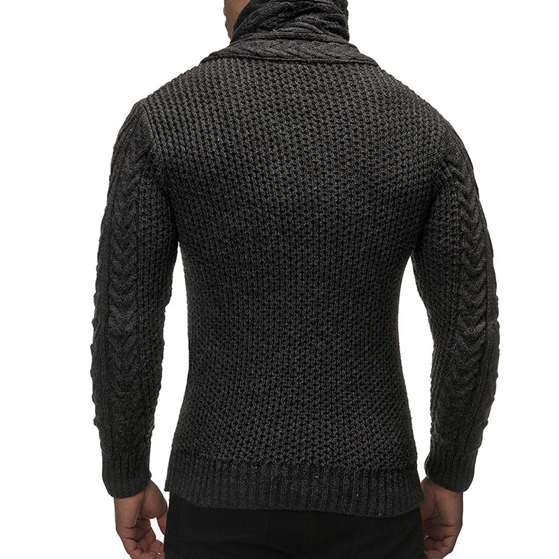 Ricco - Turtleneck Mannenvest | Een stijlvol & casual herenvest